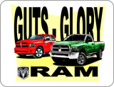 Mopar - Classic Dodge "Guts, Glory, RAM" - Second Gen. - T-shirt