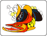 Mopar - 1970 Plymouth 'Cuda Fish Logo - T-shirt