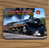 Canadian Pacific Passenger locomotives - Corked Back Table Coaster Set