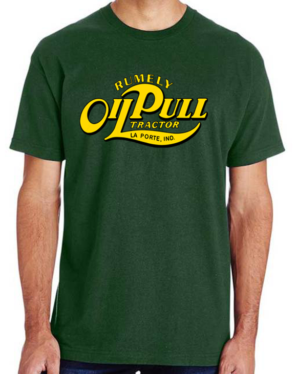 Rumley Oil Pull Tractor Logo T-shirt