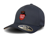 Canadian Pacific 1960's Beaver Shield Logo - Flexfit & Snap Back Cap