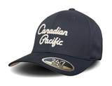 Canadian Pacific 1960's White Script Lettering Logo - Flexfit & Snap Back Cap