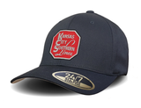 Kansas City Southern - (Red & White Logo) - Flexfit & Snap Back Cap