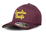 Canadian Pacific 1950's Gold Script Lettering Logo - Flexfit & Snap Back Cap