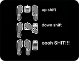 Up Shift... Down Shift... Oh SHIT! - T-shirt