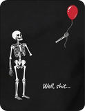 Well Shi... - Skeleton & Balloon - T-Shirt