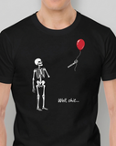 Well Shi... - Skeleton & Balloon - T-Shirt