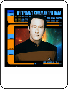 Lieutenant Commander Data (Brent Spiner) - Star Trek The Next Generation - T-shirt