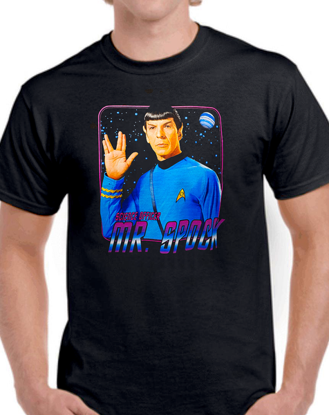 Science Officer Mr. Spock (Leonard Nimoy) - Star Trek The Original Series -  T-shirt