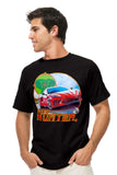 Avatar - Chevrolet - C8 New Corvette - Hemi Hunter Black Mens T-shirt Cars Automotive no background Casual Ts Apparel and Souvenirs