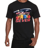 Star Trek - Magnificent Seven Black Mens T-shirt Sci-fi Science Fiction Closeup Casual Ts Apparel and Souvenirs