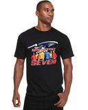 Star Trek - Magnificent Seven Black Mens T-shirt Sci-fi Science Fiction Casual Ts Apparel and Souvenirs