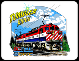 Tumbler Ridge BC Rail Graphic Logo Casual Ts Apparel and Souvenirs