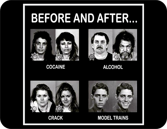 Before and After Model Trains Casual Ts Apparel and Souvenirs