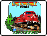 CP Unstoppable Power AC4400CW graphic logo Casual Ts Apparel and Souvenirs