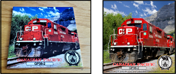 Tile - Canadian Pacific GP38-2 In the Mountains