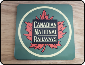 Canadian National Maple Leaf Tender Herald Coaster Casual Ts Apparel and Souvenirs