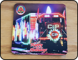 Table Coaster Canadian Pacific Holiday Train Casual Ts Apparel and Souvenirs