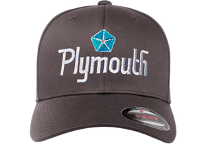 Plymouth Embroidered Cap Flexfit Wooly Dark Grey Car Cap