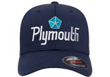 Plymouth Embroidered Cap Flexfit Wooly Navy Car Cap