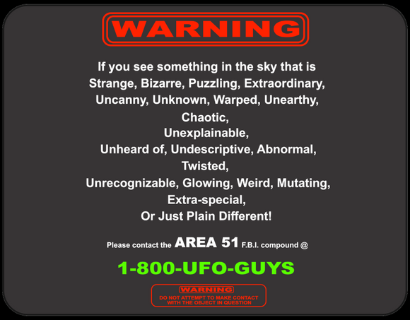 Area 51 UFO Guys Humour T-shirt Casual Ts Apparel and Souvenirs