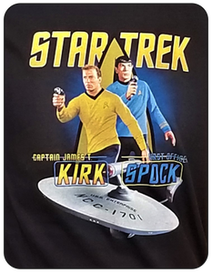 TOS -Captain and First Officer Graphic Casual Ts Apparel and Souvenirs