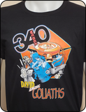 340 Wedge David Among Goliaths Black Graphic T-shirt Casual Ts Apparel and Souvenirs