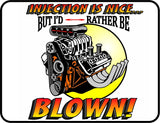 Mopar HEMI - Injection is Nice, But I's Rather Be Blown - Logo Casual Ts Apparel and Souvenirs