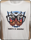 Pop Culture Transformers Robots in Disguise White Graphic T-Shirt Casual Ts Apparel and Souvenirs