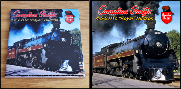 Canadian Pacific 4-6-2 H1-c Royal Hudson Locomotive Ceramic Tile Casual Ts Apparel and Souvenirs
