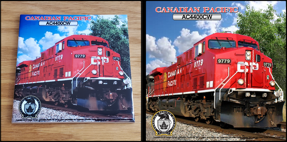 Canadian Pacific AC4400CW Locomotive ceramic tile Casual Ts Apparel and Souvenirs