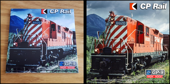 Canadian Pacific GP-9 Multimark High Hood Locomotive ceramic tile Casual Ts Apparel and Souvenirs