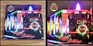 Canadian Pacific Holiday Train profile ceramic tile Casual Ts Apparel and Souvenirs