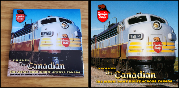  Canadian Pacific The Canadian F-Unit Locomotive ceramic tile Casual Ts Apparel and Souvenirs