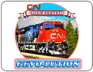 CN - Canadian National Tier 4 ET44AH GEVO Locomotive "GEVO-Lution" T-shirt